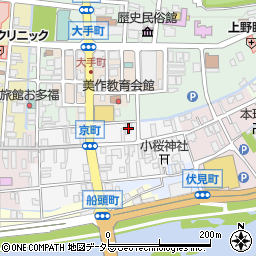 海鮮居酒屋はなの舞津山京町店周辺の地図