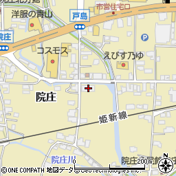 岡山県津山市院庄855周辺の地図