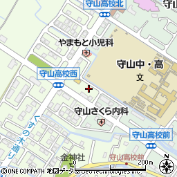 滋賀県守山市金森町976周辺の地図