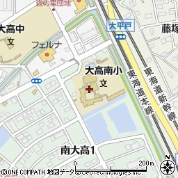 名古屋市立大高南小学校周辺の地図