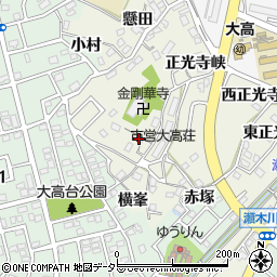 愛知県名古屋市緑区大高町北横峯43周辺の地図