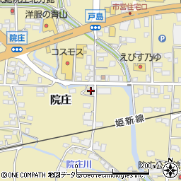 岡山県津山市院庄853周辺の地図