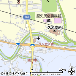 作州津山商工会　久米支所周辺の地図