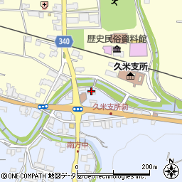 作州津山商工会久米支所周辺の地図