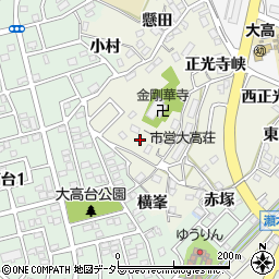 愛知県名古屋市緑区大高町北横峯46周辺の地図