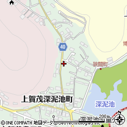 京都府京都市北区上賀茂狭間町24周辺の地図