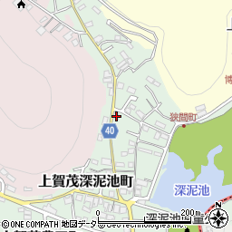 京都府京都市北区上賀茂狭間町24周辺の地図