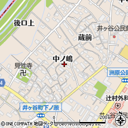 愛知県刈谷市井ケ谷町中ノ嶋周辺の地図
