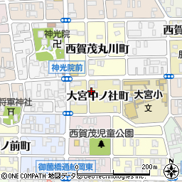 京都府京都市北区大宮中ノ社町31周辺の地図