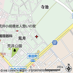 愛知県豊明市沓掛町荒井4周辺の地図