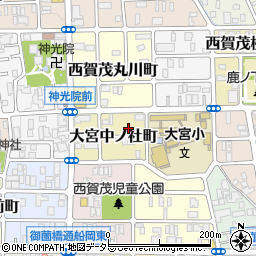 京都府京都市北区大宮中ノ社町24周辺の地図