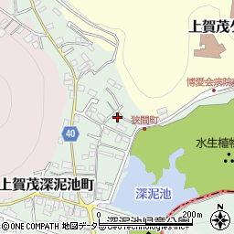 京都府京都市北区上賀茂狭間町62-6周辺の地図