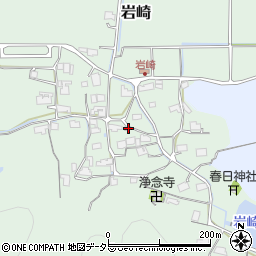 兵庫県丹波篠山市岩崎492周辺の地図