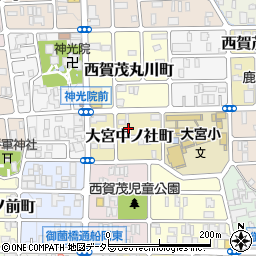 京都府京都市北区大宮中ノ社町29-1周辺の地図