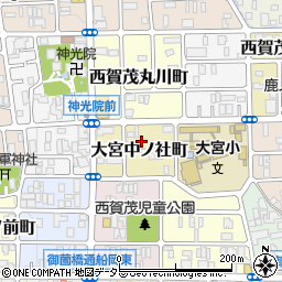 京都府京都市北区大宮中ノ社町28周辺の地図