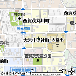 京都府京都市北区大宮中ノ社町27周辺の地図