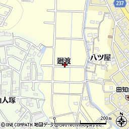 愛知県豊明市間米町廻渡周辺の地図