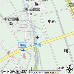 愛知県豊明市沓掛町小所242周辺の地図