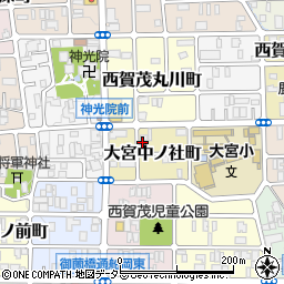 京都府京都市北区大宮中ノ社町32周辺の地図