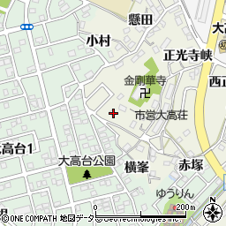 愛知県名古屋市緑区大高町北横峯57周辺の地図