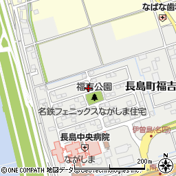 三重県桑名市長島町福吉123周辺の地図