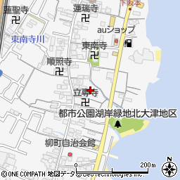滋賀県大津市下阪本3丁目7周辺の地図