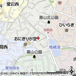 愛知県名古屋市緑区有松町大字桶狭間幕山周辺の地図