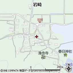 兵庫県丹波篠山市岩崎487周辺の地図