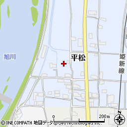 岡山県真庭市平松43周辺の地図