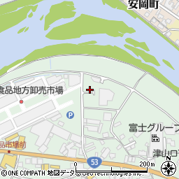 岡山県津山市津山口周辺の地図