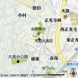 愛知県名古屋市緑区大高町北横峯38周辺の地図