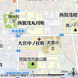 京都府京都市北区大宮中ノ社町21-3周辺の地図