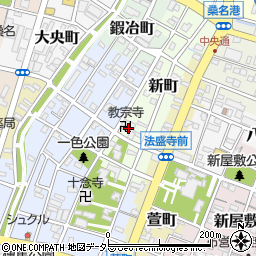 教宗寺周辺の地図