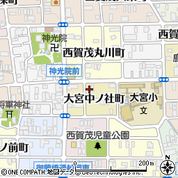 京都府京都市北区大宮中ノ社町33周辺の地図