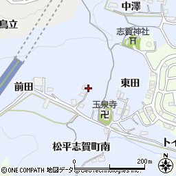 愛知県豊田市松平志賀町イリ周辺の地図