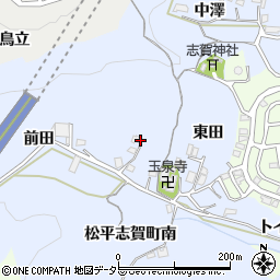 愛知県豊田市松平志賀町（イリ）周辺の地図