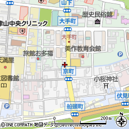岡山県津山市大手町11周辺の地図