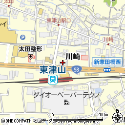 中国銀行津山東支店周辺の地図