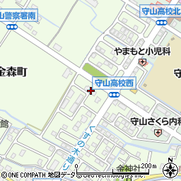 松研 守山店周辺の地図