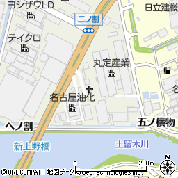 愛知県東海市南柴田町ホノ割周辺の地図