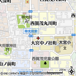 京都府京都市北区大宮中ノ社町5周辺の地図