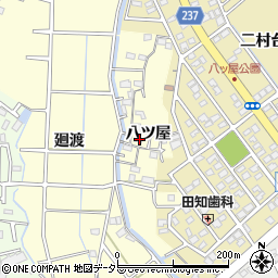 愛知県豊明市間米町八ツ屋639周辺の地図