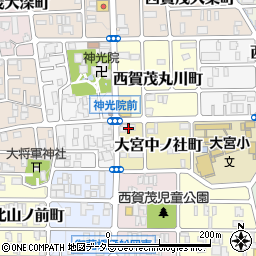 京都府京都市北区大宮中ノ社町1周辺の地図