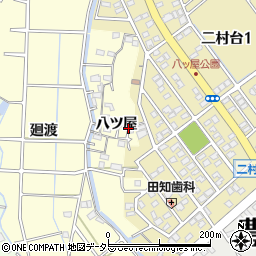 愛知県豊明市間米町八ツ屋642周辺の地図