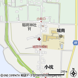 兵庫県丹波篠山市小枕104周辺の地図