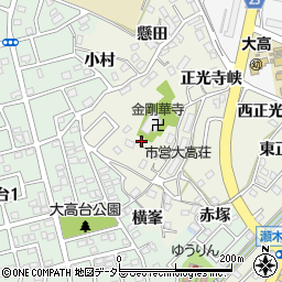 愛知県名古屋市緑区大高町北横峯42周辺の地図