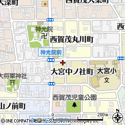 京都府京都市北区大宮中ノ社町5-1周辺の地図