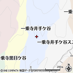 京都府京都市左京区一乗寺井手ケ谷周辺の地図