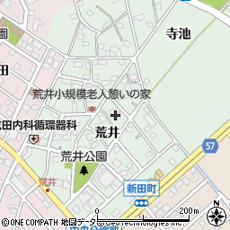 愛知県豊明市沓掛町荒井7周辺の地図