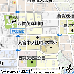 京都府京都市北区大宮中ノ社町21-9周辺の地図